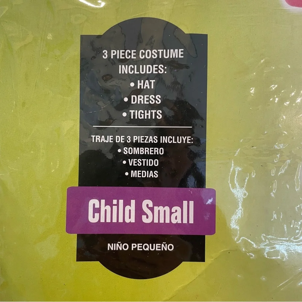 Miss Matched Witch child costume S (4-6)